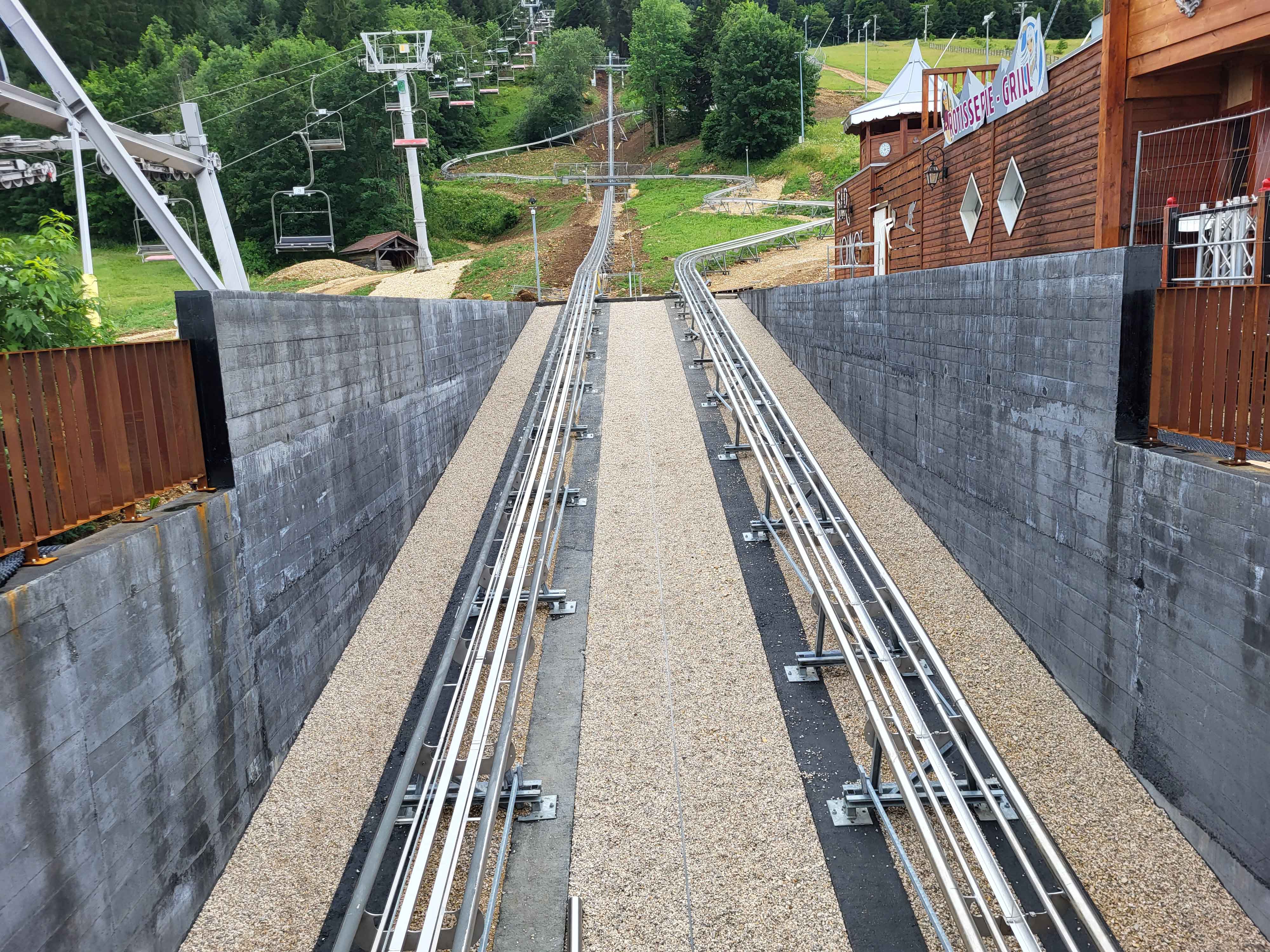 Luge sur rails Métabief 