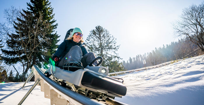 Luge sur rails