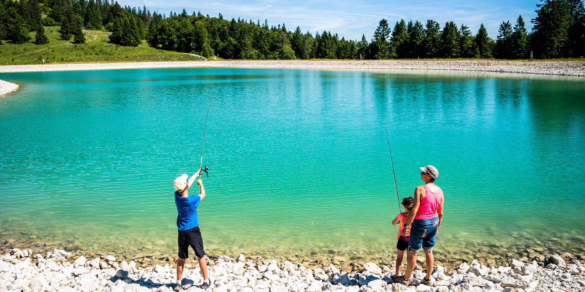 Pêche au lac du Morond