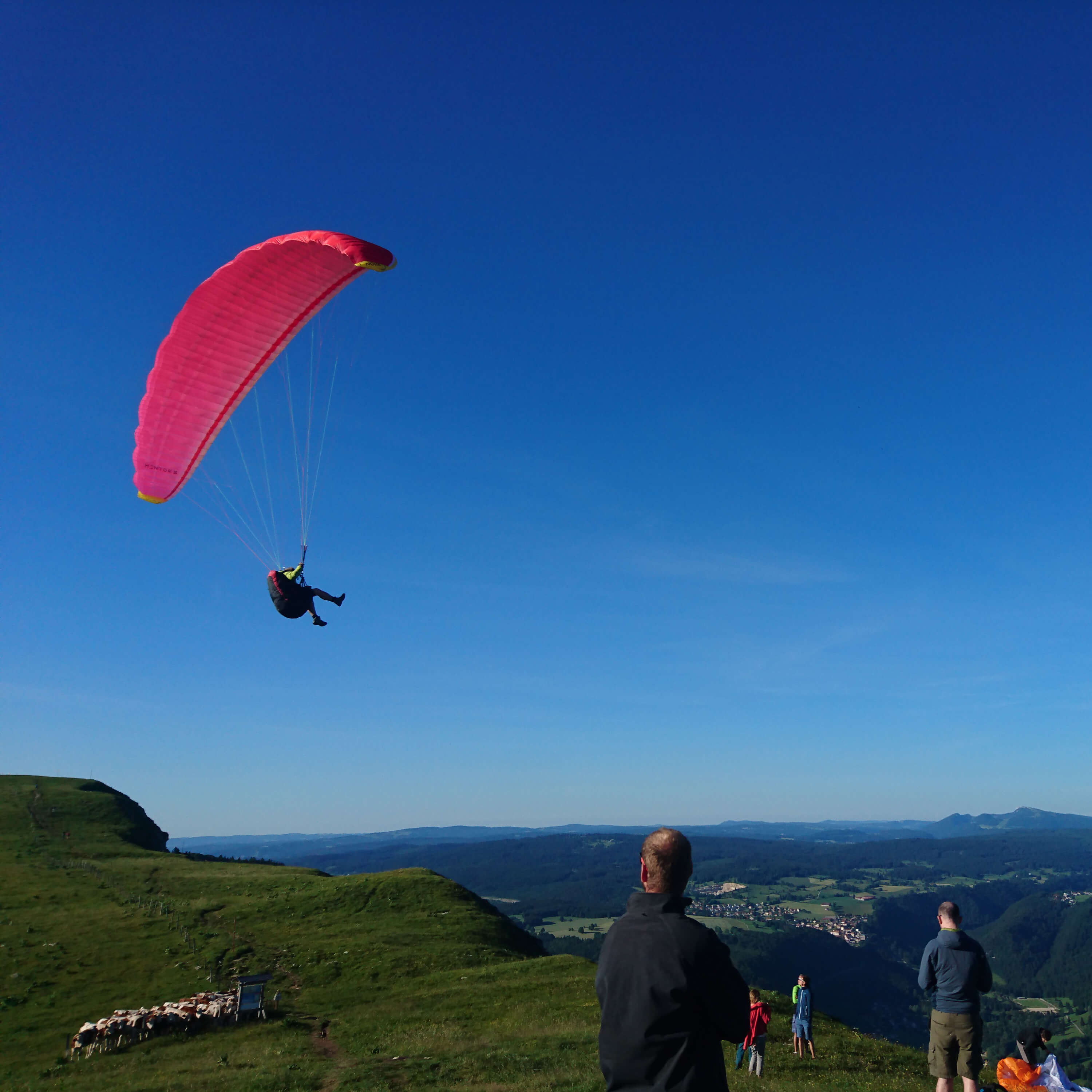 Parapente à Métabief