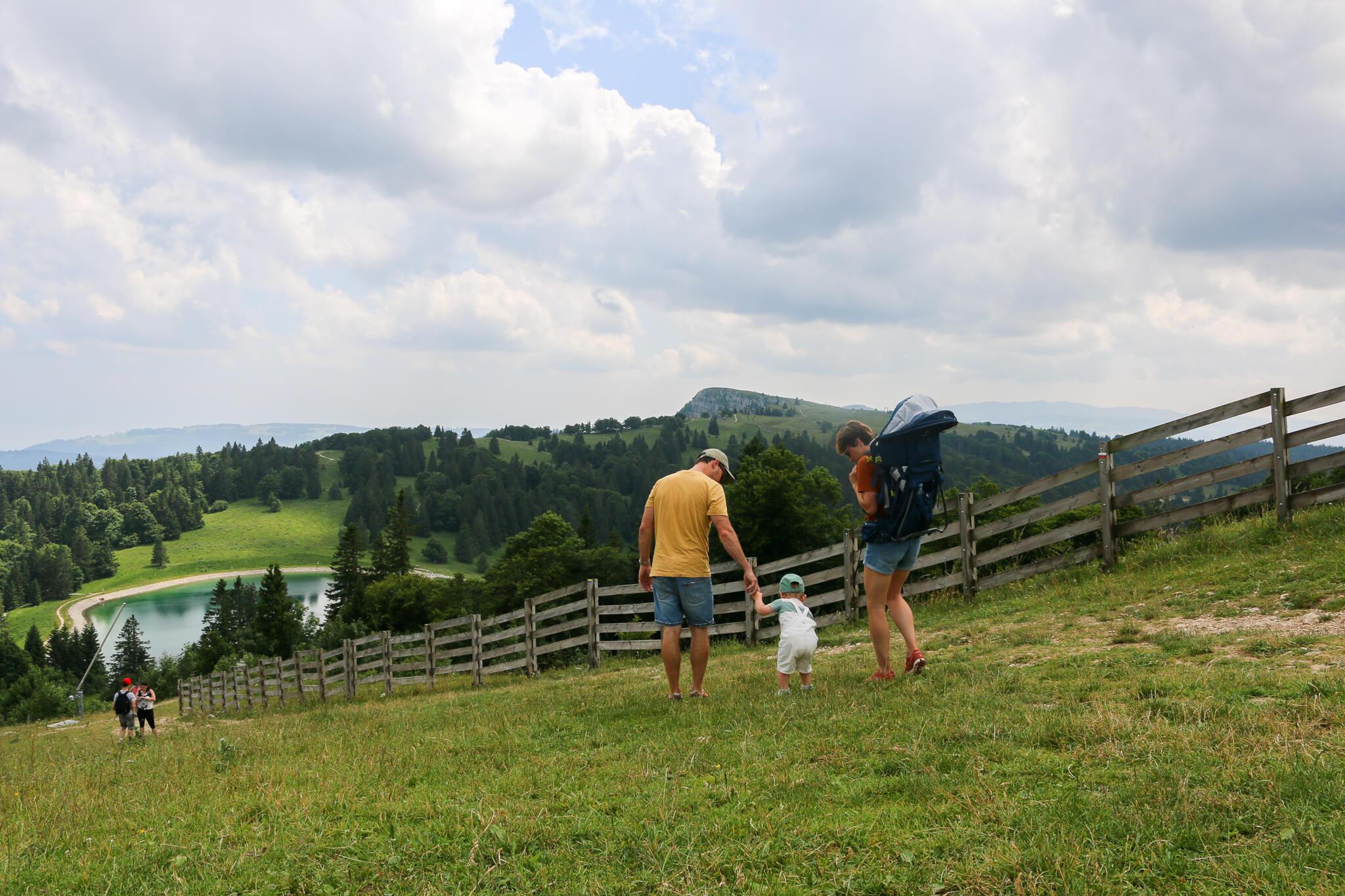 Lac du Morond en famille