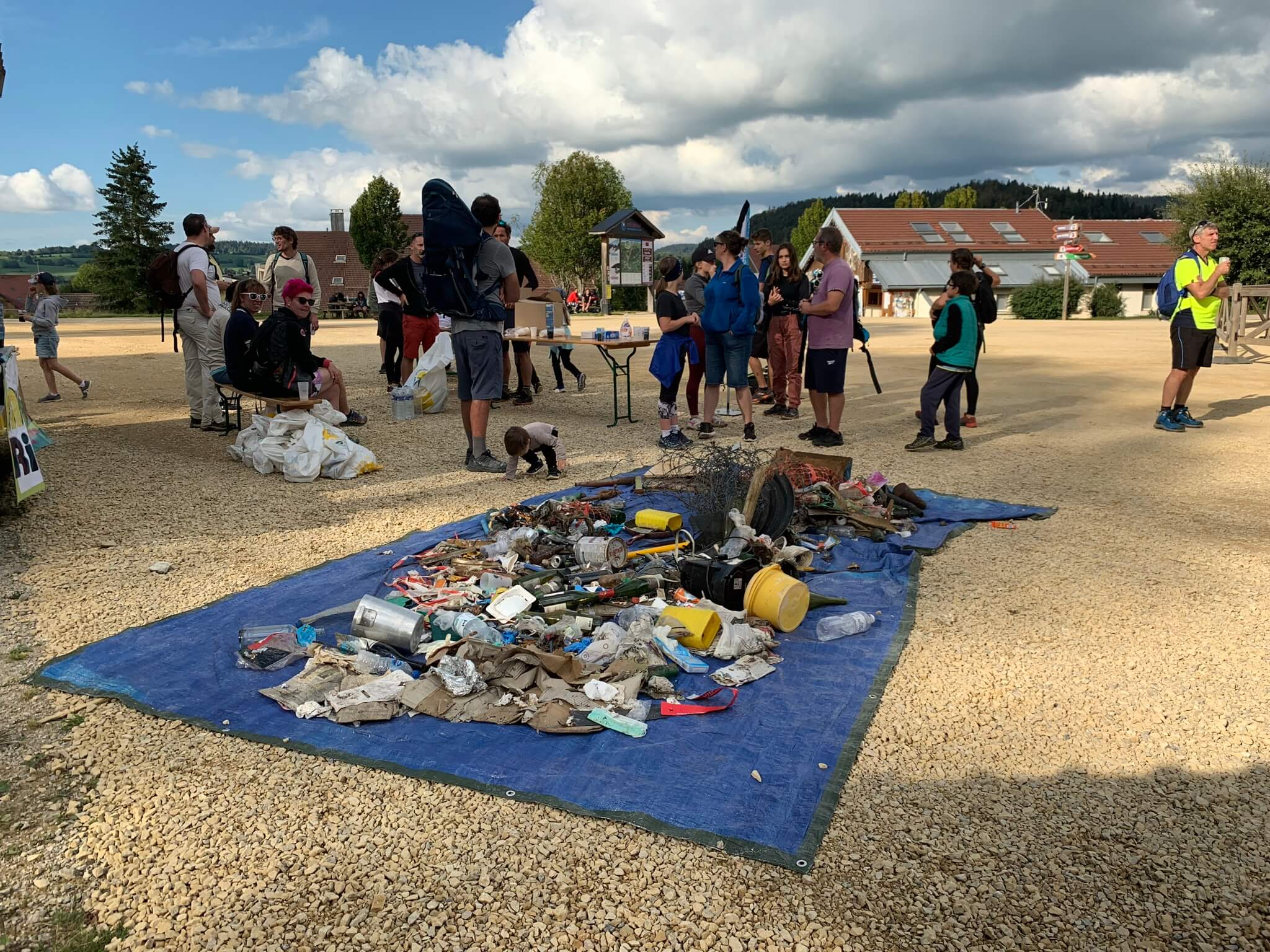 Métabief Déchets ramassés