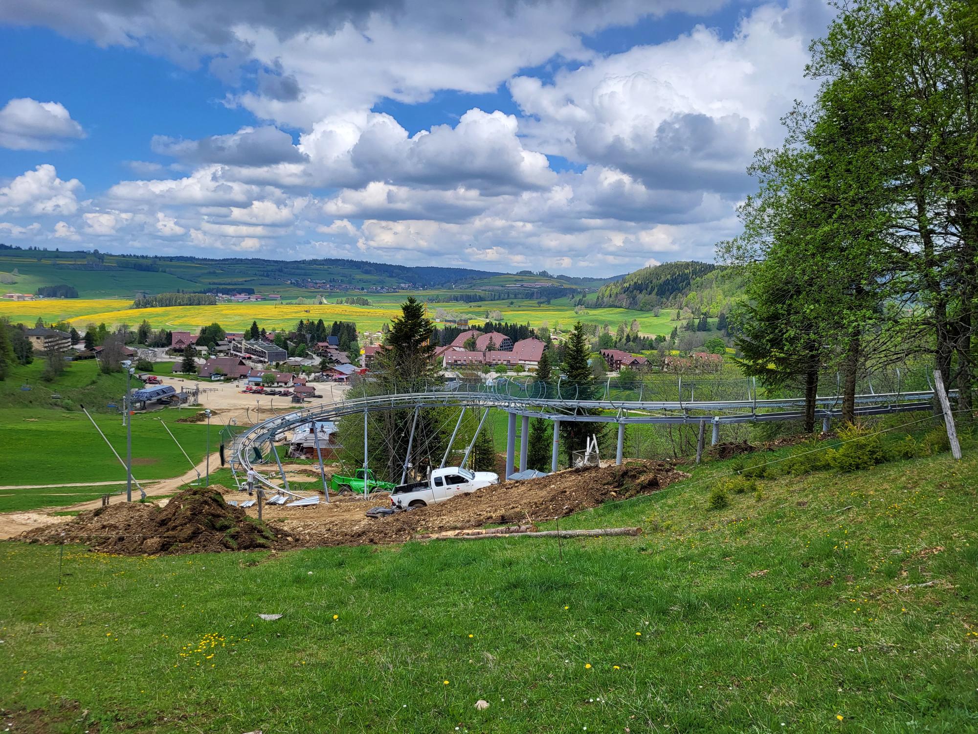 Luge sur rails Métabief