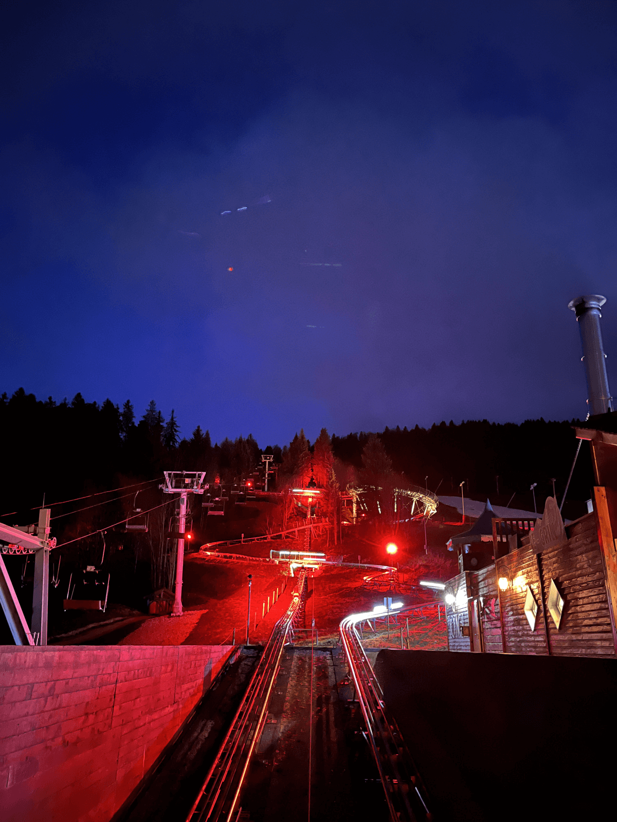 Luge de cimes Nuit