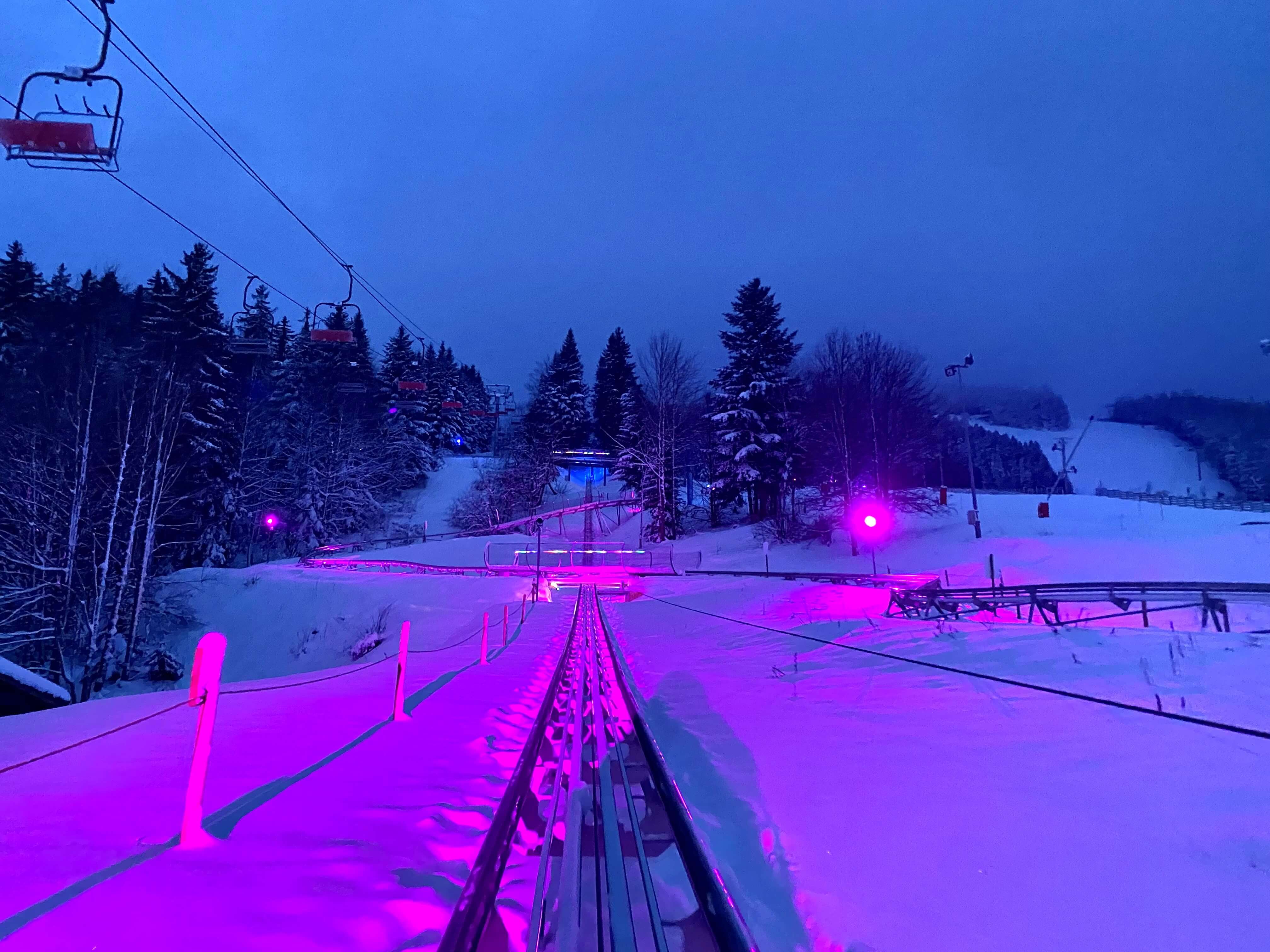 Luge des Cimes de nuit