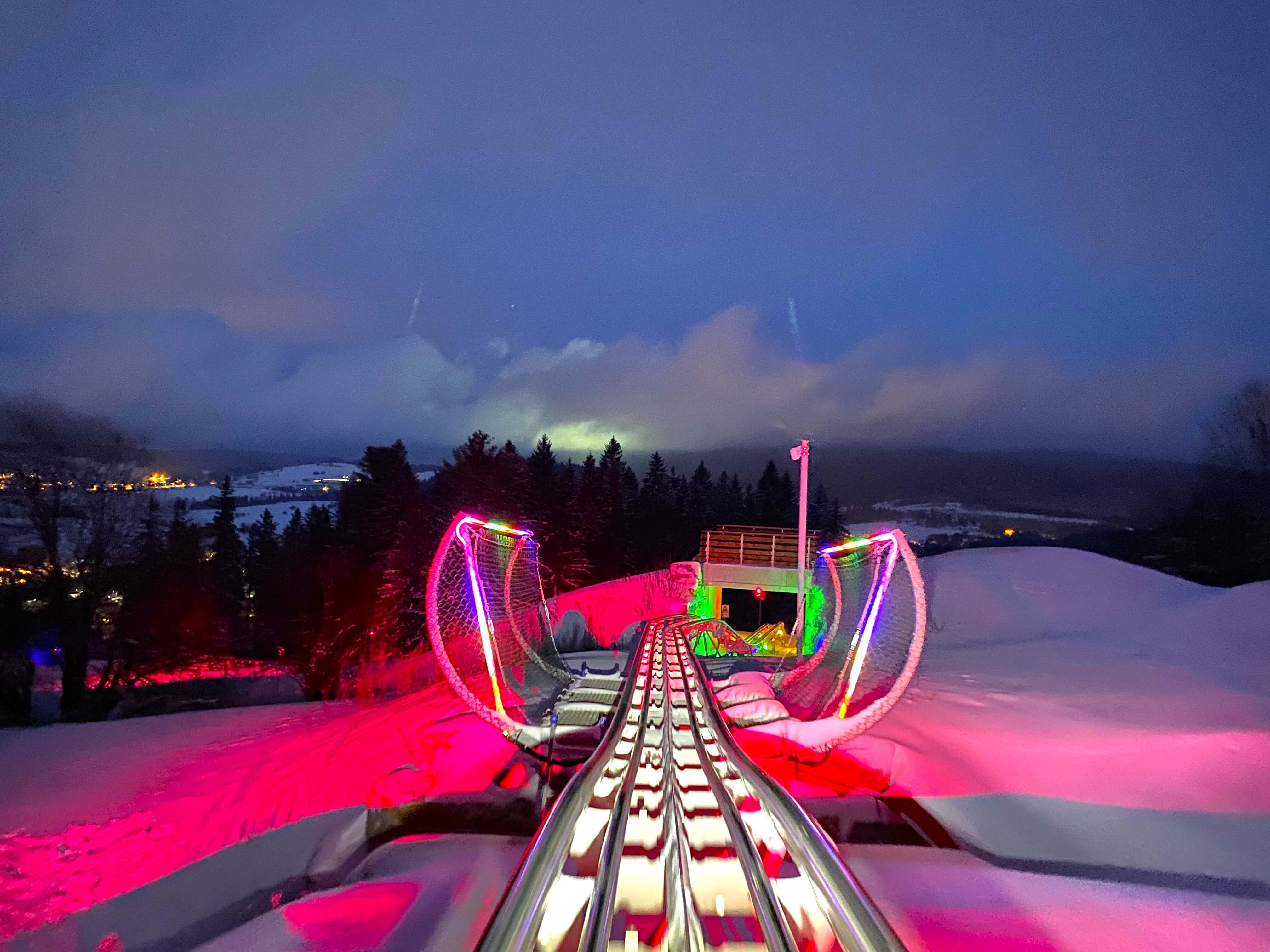 La Luge des Cimes de nuit