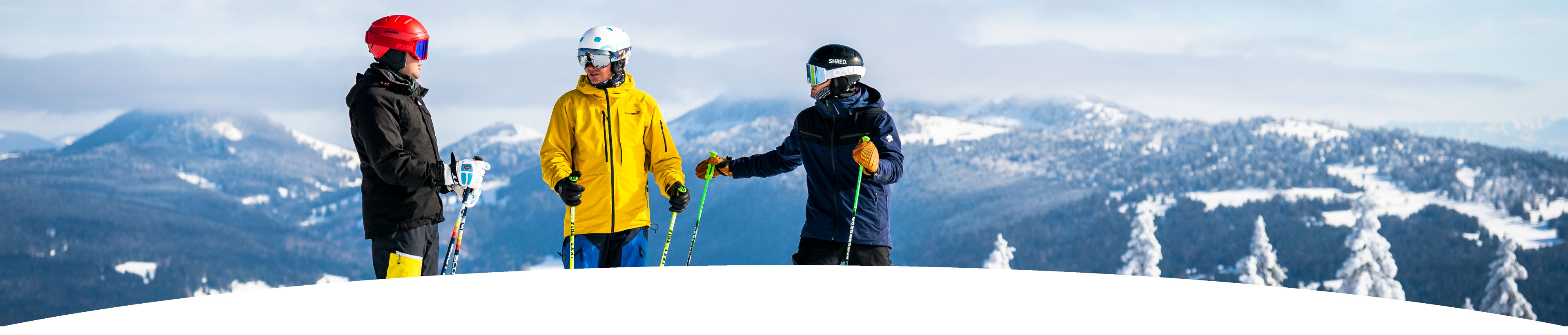 Métabief Montagnes du Jura Skieurs