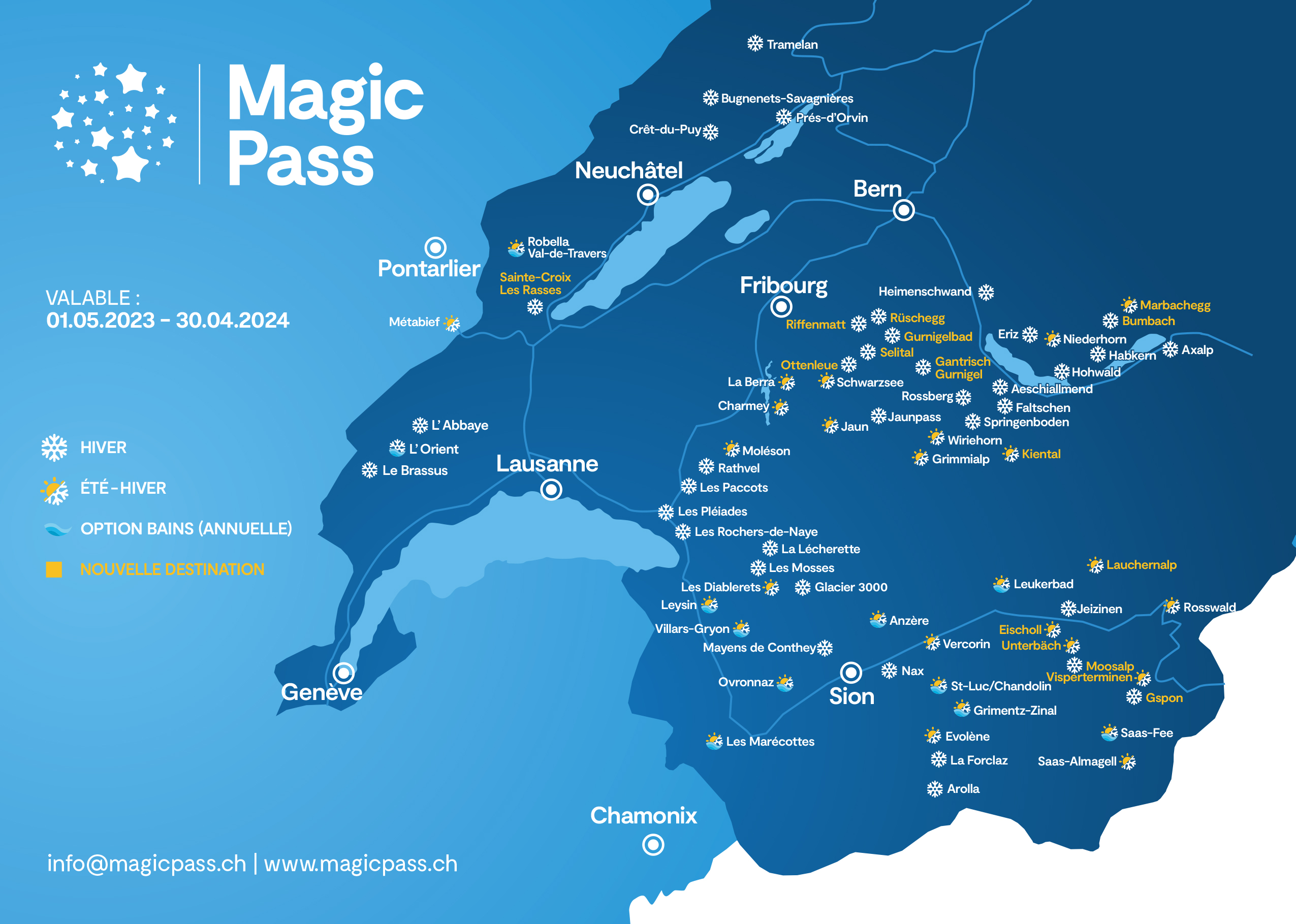 Métabief fait partie du Magic Pass